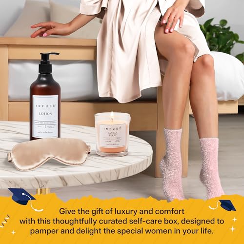 10-Piece Spa Gift Box for Women | Self-Care Set with Eye Mask, Loofa, Bath Bombs, Face Masks, Bubble Bath, Lotion, Body Wash & Bath Salts | Perfect Gift for Mom, Grandma, Wife, or Loved Ones - style: 10 Pieces