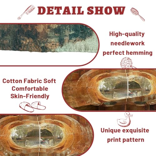 Mysterious World Hand Towels Set of 2, Surrealism Fantasy Mirror Scenery Decorative Bath Towels for Bathroom Kitchen Home Spa Hotel Yoga,Bathroom Decor Accessories - color: Mysterious World