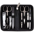 3 Swords Germany – manicure pedicure set kit (596) - color: BLACK - CARBON