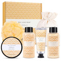 Spa Luxetique Gifts for Women, 6 Pcs Vanilla Spa Kits, Womens Gifts Set with Hand Lotion, Birthday Christmas Anniversary Gift for Her