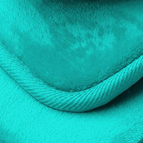 Clara Clark 2 Piece Bathroom Rugs Bath Mat Set, Velvet Memory Foam Bath Mats for Bathroom - Non-Slip, PVC Backing Bath Rugs, Washable - Dries Quickly, Calm Blue - color: Calm Blue, style: 17 x 24 + 20 x 32