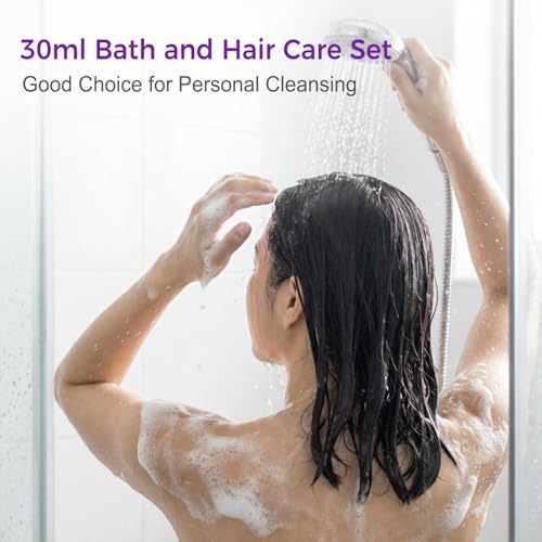 Toiletries Individually Wrapped Set Bulk, Travel Size 1 Fl oz Mini Body Wash Body Lotion Shampoo Conditioner 0.88 oz Bars Soap Toiletry Kit Guest Amenities for Hotel/Shelter/Homeless (Pack of 10) - size: Pack of 10