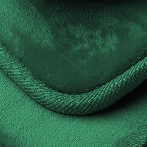 Clara Clark 3 Piece Bathroom Rugs Bath Mat Set, Velvet Memory Foam Bath Mats for Bathroom - Non-Slip, PVC Backing Bath Rugs, Washable - Dries Quickly, Green - color: Hunter Green, style: 17 x 24 + 20 x 32 + Contour