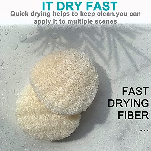 36 pcs/Set Natural Exfoliating Face Pad Loofah Sponge Facial Brush - Makeup Remover - Shower Scrubber - Remove Dead Skin - Body Bath Spa for Men & Women - Renewable Resource - Pack of 36 - size: 1 Count (Pack of 36)