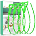 Drain Snake Hair Drain Clog Remover - 4 Pack Shower Snake Sink Unclogger Tool with Exquisite Packaging (Green) - color: Green, style: 4 Pack