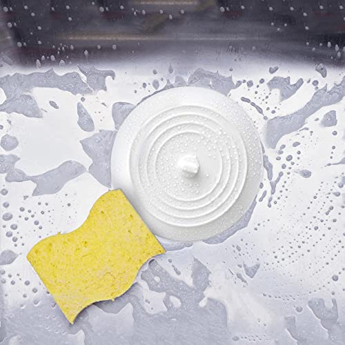 HIC Kitchen Silicone Drain Stoppers, for Kitchen, Bathroom, Laundry Room, Workshop, and Garbage Disposals, Set of 1 - style: Drain Stoppers, Set of 2