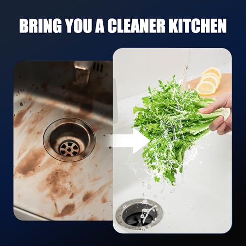 3 3/8" Garbage Disposal Splash Guard Sink Baffle QCB-AM Replacement for InSinkErator Evolution Series, Upgraded Funmit Removable Quiet Collar Drain Plugs, Garbage Disposer Accessories, Black - color: Black - 2 Pack