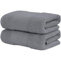 Modern Threads - Air Cloud 2-Pack 100% Zero-Twist Cotton Bath Sheet Set - Super Absorbent & Quick Dry - 500 GSM - Soft & Plush, Charcoal - color: Charcoal, size: 2-Pack Bath Sheet