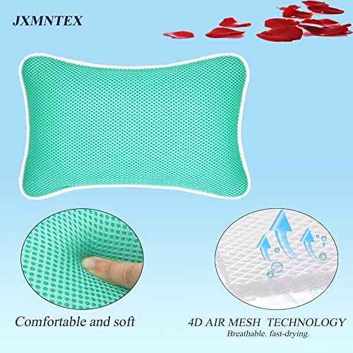 Bathtub Bath Pillow - Spa Pillow with Headrest Cushion - Hot Tub Pillow - Neck and Head Rest Support for Bath or Shower - Bath Stuff Accessories(New Green) - color: New Green