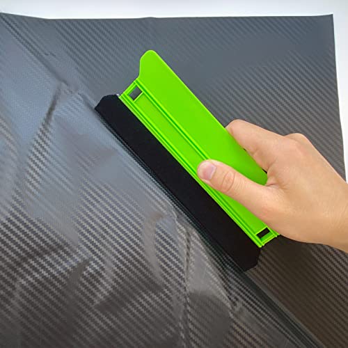 Umaki 8.3inch Large Vinyl Wrapping Felt Squeegee with 4inch Vinyl Squeegee Applicator for Fastly Installing Vehicle Tinting Film Graphic or Wallpaper,3pack - color: Green