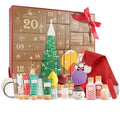 Advent Calendar 2026 BODY & EARTH Holiday Gifts for Women Christmas 24 Days of Beauty Countdow Calendar 24PCS 2026 Skincare Advent Calendar - color: Brown