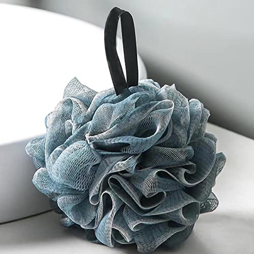 Darkblue Bath Shower Loofah Sponge, Skin Care Men Women Bathing Accessories 50g (1 Pack) - style: Style 1