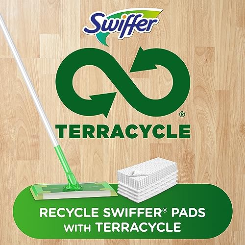 Swiffer Sweep + Mop, Dry Pads Refill, Floor Cleaner for Dirt, Dust, Hair, Cleaning Cloths for Mopping Home, Bathroom, Kitchen, Dust Mop, Floor Duster, Lavender, 52ct (Pack of 3) - size: 52 Count (Pack of 3)