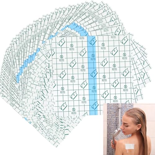 Shower Shield Catheter Cover,Shower Protector Dialysis Catheter Pd Picc Line Shower Cover Wound Bandage,Bathing Water Barrier Protector Non Adhesive Dressing (25pcs) (8 x 8 Inch) - size: 8 x 8 Inch