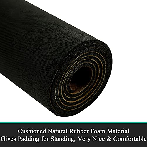 Pauwer Laundry Room Rug Runner 20"x60" Waterproof Rubber Laundry Mat Non Slip Kitchen Mats for Floor Washable Floor Mat Runner Rug for Farmhouse Mudroom Washroom Bathroom Decor - color: Laundry Brown, size: 1'8" x 5'