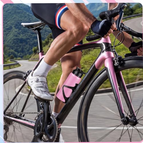Mimorou 10 Pack Aluminum Water Bottles Bulk 17oz Reusable Leak-Proof Lightweight Sport Bottles Set for Travel Gym Team Camping & Party Favors, 10 Colors - color: Pink