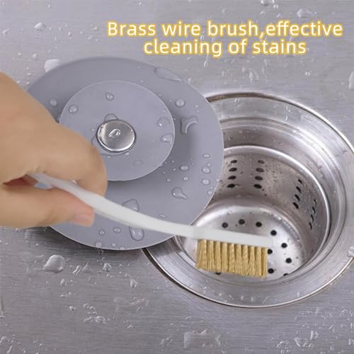 Small Brass Brush 3PCS Brass Wire Brushes for Cleaning, 3D Printer Nozzle Cleaning Brasses Wire Toothbrush Tool, Brasses Brush Handle Hot End Toothbrush for Polishing & Rust Removal