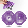 2 Pack Drain Hair Catcher Silicone Drain Protector Bathroom Accessories Hair Stopper Drain Cover for Shower Kitchen Bathroom Tub Deep Purple - color: Purple Deep