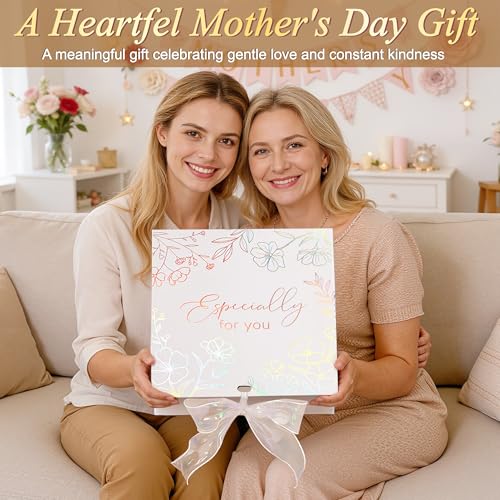 Spa Gifts for Women Bath Gift Set, BlueBell Spa Gift Baskets Home Bath Set Self Care Kit Care Package Thank You Birthday Mothers Day Easter Gifts for Women Her Mom Best Friends Sister Teen Girl Wife - color: White-Bluebell