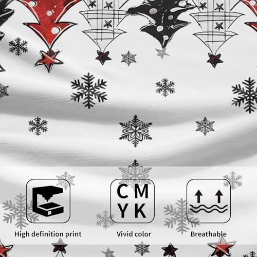 Christmas Trees Hand Towels Set of 2 White Black Buffalo Plaids Christmas Tree Kitchen Towels 14X28 Inch Xmas Bath Towel for Bathroom Soft Absorbent Decorative Fingertip Towel Guest for Home Gym Spa - color: White Black Buffalo Plaids Christmas Tree