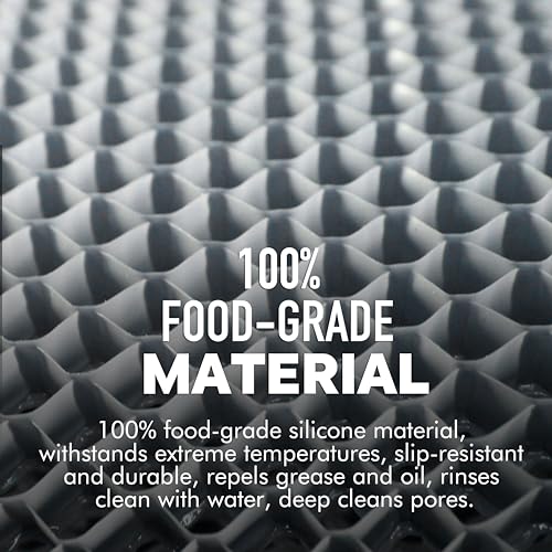 Bath Mitt - Exfoliating Glove, Honeycomb Body Scrubber,Massage Body Scrub Gloves for Home Spa,Mitt Sponges for Cleaning Body,Deep and Gentle,Fast foaming (Grey, (Standard,Large Size)) - style: GREY