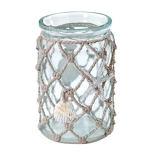 Avanti Linens - Tumbler, Resin Countertop Cup, Beach Inspired Bathroom Accessories (Seaglass Collection) - size: Tumbler