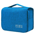Trawila Large Capacity Travel Hanging Toiletry Bag Cosmetic Bag Makeup Organizers for Men & Women with Sturdy Hook (Blue)