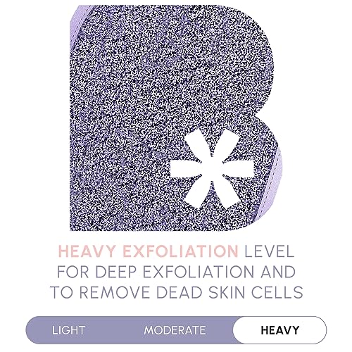 Brooklyn Botany Exfoliating Mitts for Bath and Shower – Heavy Duty Exfoliating Body Scrubber for Massage and Dead Skin Remover for Body – 2 Mitts - style: 2 Mitt