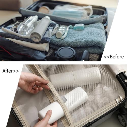 BALUCA Travel Toothbrush Case, Portable Tooth Brush Holder and Toothpaste Cover Container with Mouthwash Cup, Compact Oral Clean Tools Organizer for Traveling/Camping/School/Home - Large Capacity - color: Grey, size: Large