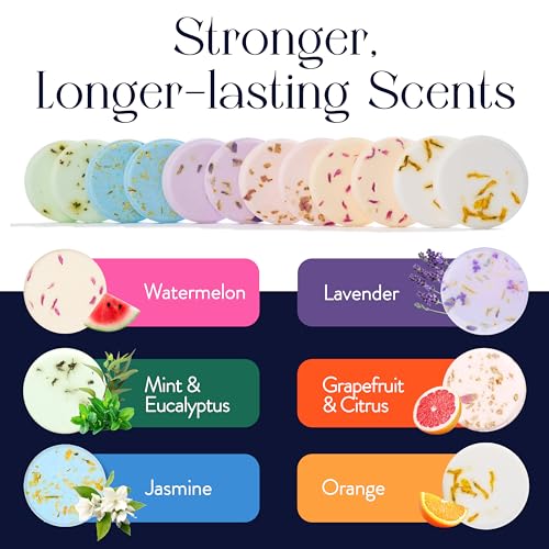 Gifts for Women, Aromatherapy Shower Steamers – 12-Pack Self Care & Spa Birthday Gifts for Women, Relaxation & Stress Relief, Bath Shower Bombs with Lavender & Eucalyptus Essential Oils