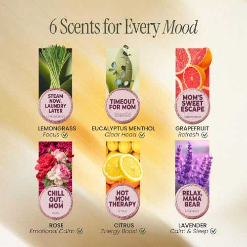 MESMOS 6 Assorted Shower Steamers Aromatherapy, Gifts for Moms Who Have Everything, Birthday Presents, Good Things & Unique Gifts for Mom from Daughter & Son, Relaxation Self Care Mom Gift Items - size: 1 Count (Pack of 6), style: Mom 6pk