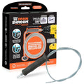 DrainShroom DSSNK070 Revolutionary Tub and Sink Snake Auger Clog Remover for Bathroom Drains, 42 Inch, Stainless