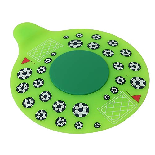 Bathtub Drain Stopper, Silicone Tub Stopper Plug, Universal Bath Drain Cover, Kids Tots Babies Gift (Green Football) - color: Green Football