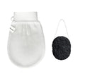 Wildpier Deep Exfoliating Glove and Bamboo Charcoal Konjac Sponge Bundle - style: Glove & Black Sponge