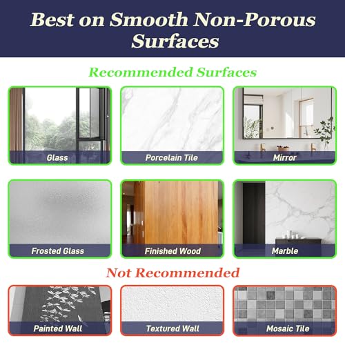 Heavy Duty Vacuum Suction Cup Hooks, Matte Black Plated Polished Super Suction for Kitchen Bathroom, 6 Pack - color: Black