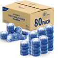 Vacplus Toilet Bowl Cleaners - 80 Pack Long-Lasting Toilet Cleaner Tablets, Prevent Stains & Deodorize, Blue - color: Blue, size: 1 Count (Pack of 80)