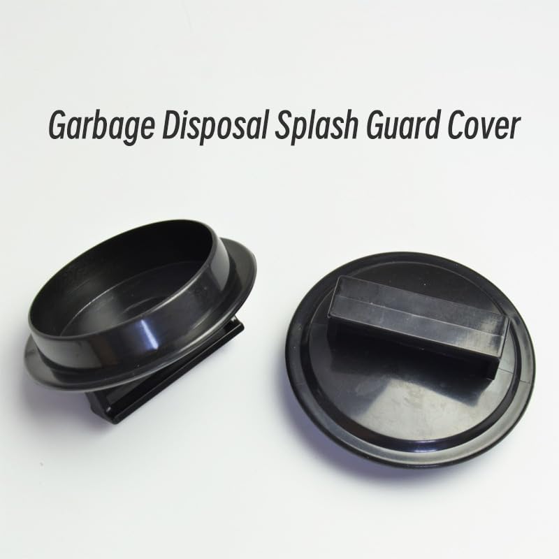 3 Pcs Garbage Disposal Splash Guard Set – Includes 2 Rubber Sink Splash Guards & 1 Disposal Cover – 3-Inch Universal Fit for Waste King, Whirlaway, GE, Sinkmaster, and Other Standard Models