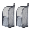 Fauppt Portable Lightweight Travel Toiletry Bag Standing Toiletry Bag,2026 EVA Mesh Cosmetic Waterproof Bag Travel Essentials (Grey*2) - color: Grey*2