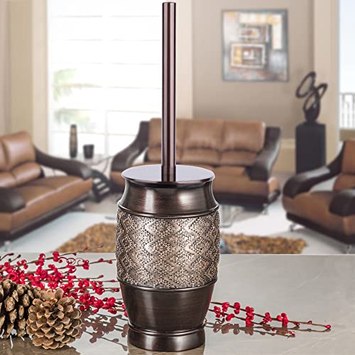 Creative Scents Dublin Brown Bathroom Accessories Set 6 Pieces - style: 6 Piece Set
