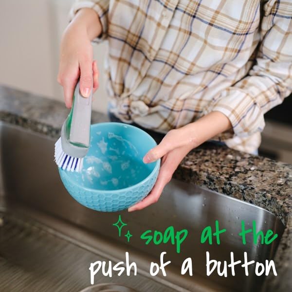 Scotch-Brite Odor Resist Soap Control Dishwand Brush, 1 Cleaning Dish Wand Brush, Precise Soap Control, Leak-Free Guarantee, Safe on Dishes, Nonstick Cookware, Tubs - size: 1 Count (Pack of 1)