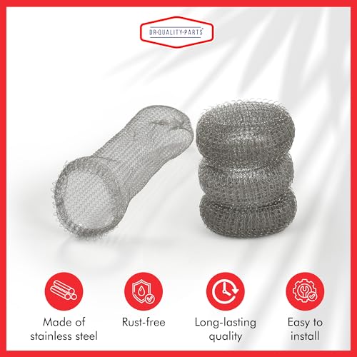 Washing Machine Lint Trap – Stainless Steel Hose Filter, Mesh Drain Catcher, Washer Sock Lint Remover, Rust-Free Snare Laundry Filter with Nylon Cable Ties, 29cmx6.5cm – 50-Pack - style: Pack of 50
