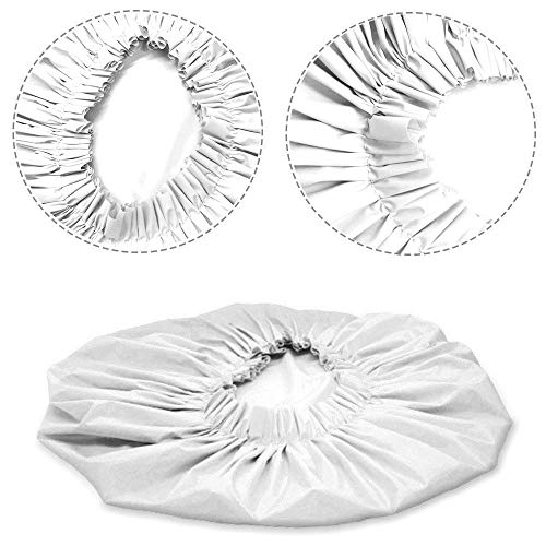 ELEBOX Premium Collection Super Jumbo Shower Cap White - color: White