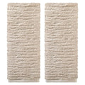 SKL Home CloudSoft Cotton Luxury 2-Piece Hand Towel Set, Oatmeal - color: Oatmeal, style: Hand Towels (Set of 2)