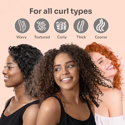 Wet Brush Go Green Curl Detangler, Plant Based, Pink | Ultra Soft IntelliFlex Bristles Designed for Curly Hair, Plant Based Eco-Friendly Materials, Gently Detangles, No Breakage - color: Pink, size: 1 Count (Pack of 1)
