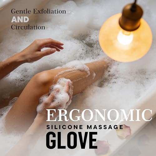 Bath Mitt - Exfoliating Glove, Honeycomb Body Scrubber,Massage Body Scrub Gloves for Home Spa,Mitt Sponges for Cleaning Body,Deep and Gentle,Fast foaming (Pink(Softer,Small Size,) New Version) - style: PINK