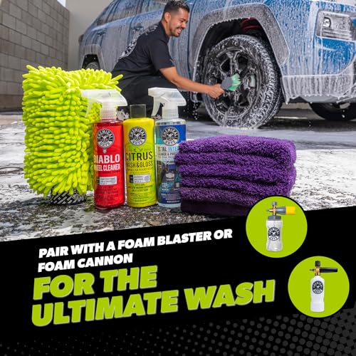 Chemical Guys Car Wash And Interior Detailing Kit With Storage Bag Car Wash Soap, Wheel Cleaner, Interior Spray, Microfiber Towels And Wash Mitt - style: KIT + BAG