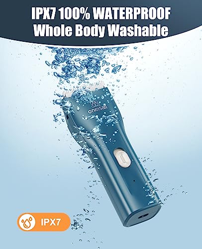 oneisall Pet Clippers for Cat Matted Hair, Quiet Pet Shaver for Cats | Waterproof Cordless Cat Clippers for Matted Long Hair with Storage Bag,Lightweight and Easy to Use for Cat, Pet, Small Dog - color: Green, size: Standard