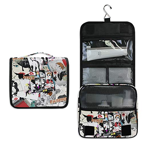 senya Hanging Travel Toiletry Bag Kit Makeup Case Cosmetics Organizer for Men Women - color: Teenage Girl