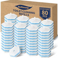 80 Count Toilet Bowl Wand Refills, Disposable Toilet Cleaner Refills, Disposable Wand Heads Compatible with Clorox and the Most Toilet Brushes - size: 1 Count (Pack of 80)