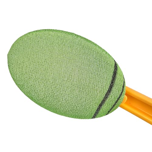 Korean Exfoliating Back Scrubber with Handle – Traditional Italy Towel for Deep Cleansing & Dead Skin Removal – Long-Reach Shower Tool – Random Handle Color – Made in Korea